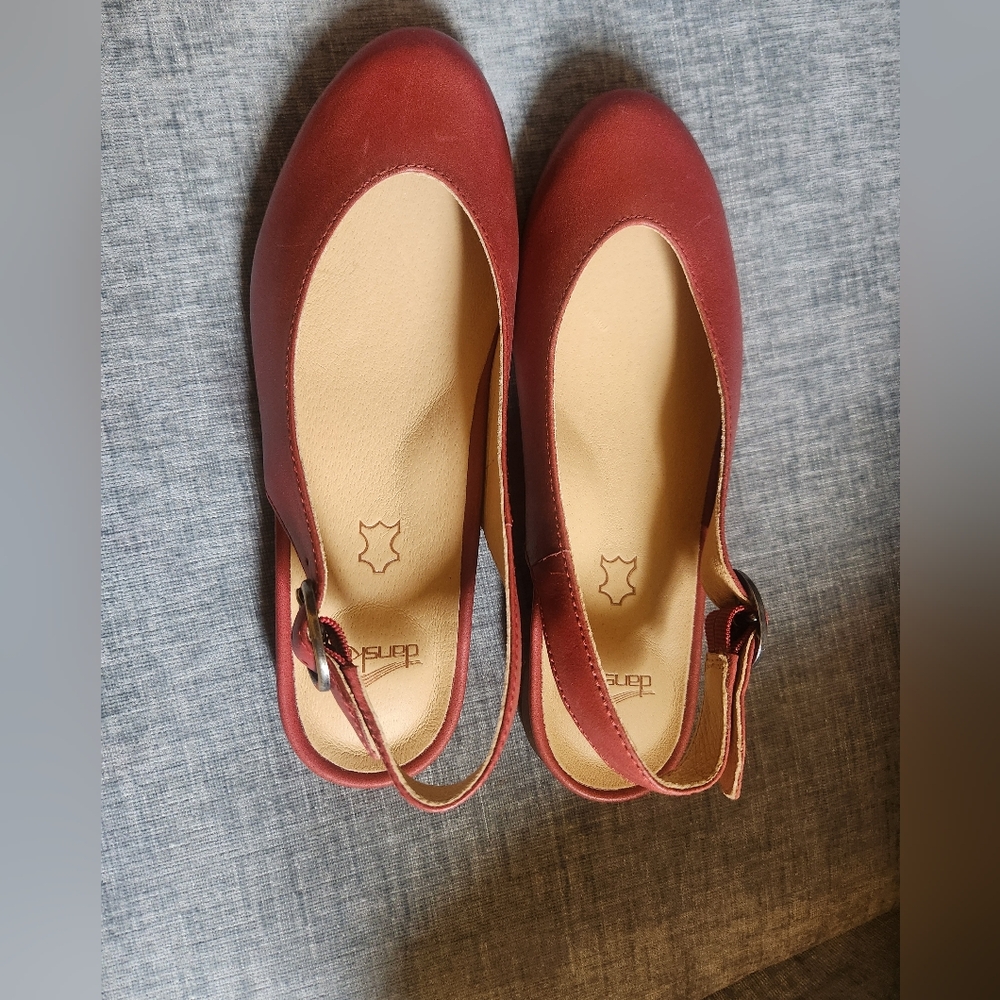 Red Dansko Lea Flat Size 36 - Picture 6 of 6